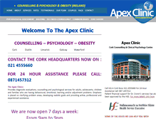 Tablet Screenshot of cork-counselling-and-psychology.com